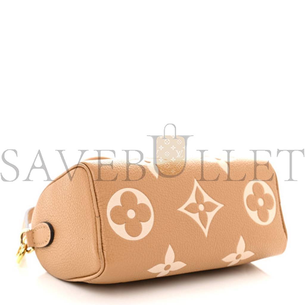 LOUIS VUITTON EMPREINTE MONOGRAM GIANT NANO SPEEDY ARIZONA CREME M81625 (16*10*7.5cm)